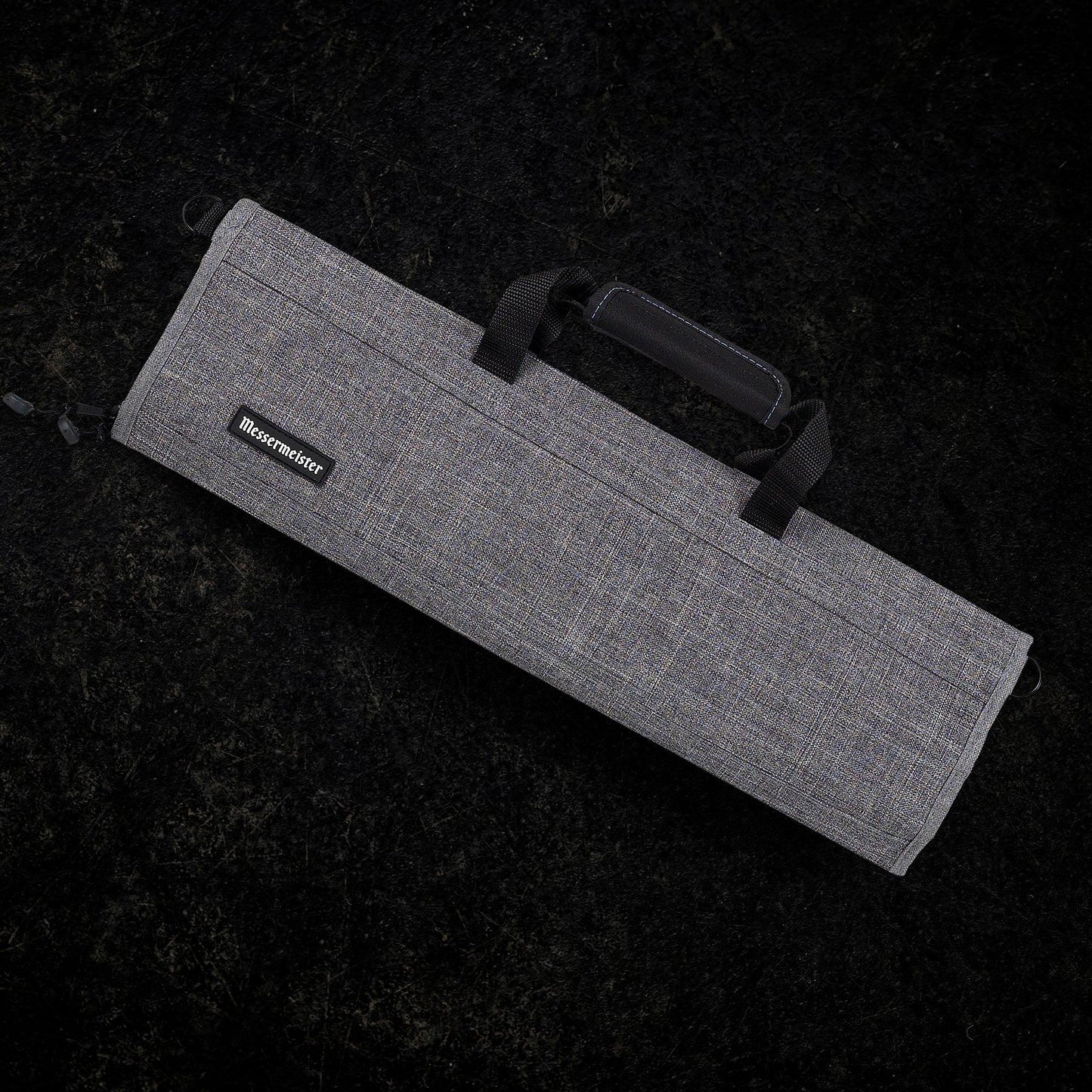 Messermeister Knife Roll: 8 Pocket, Heather Gray