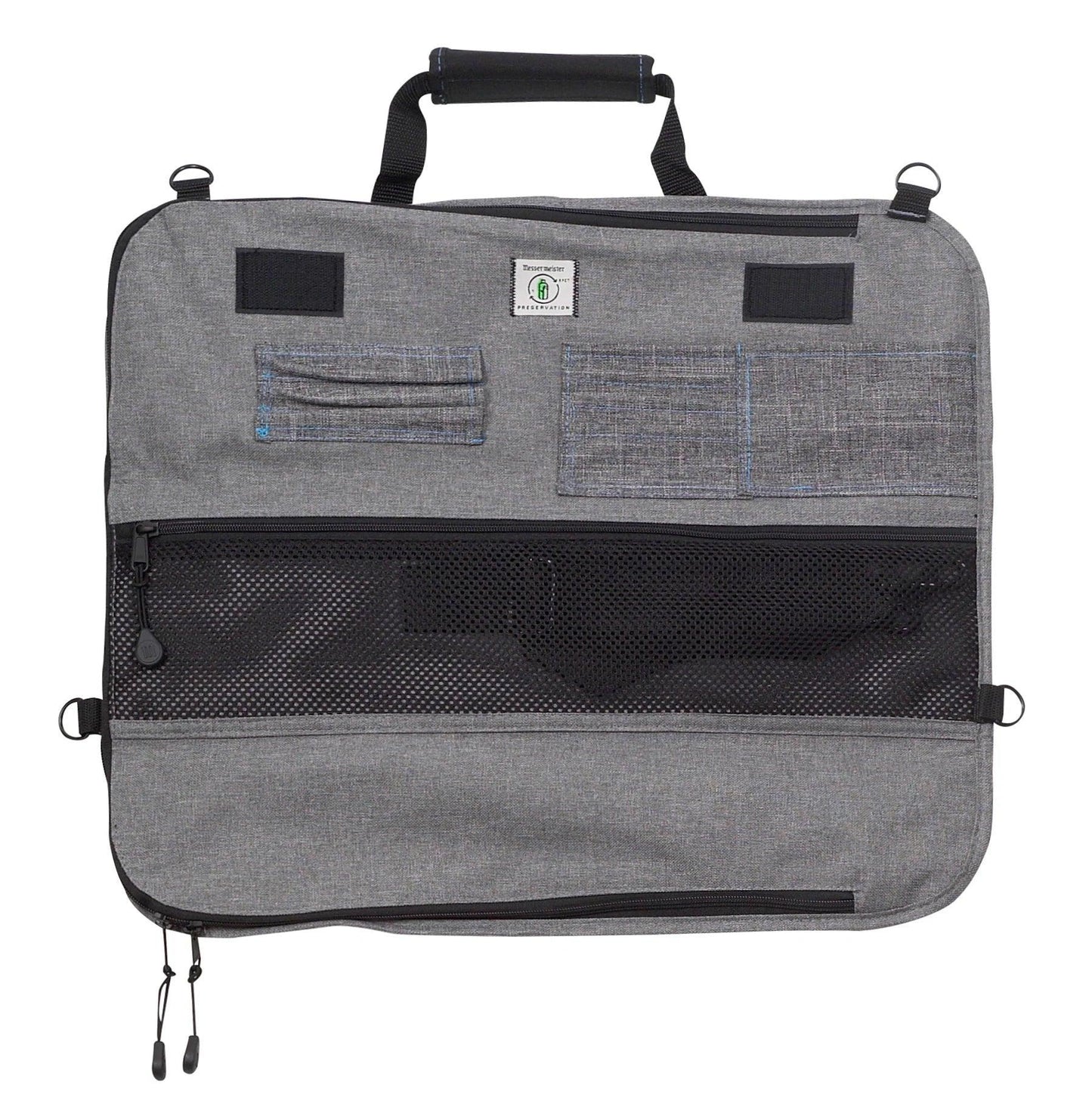 Messermeister Knife Roll: 8 Pocket, Heather Gray