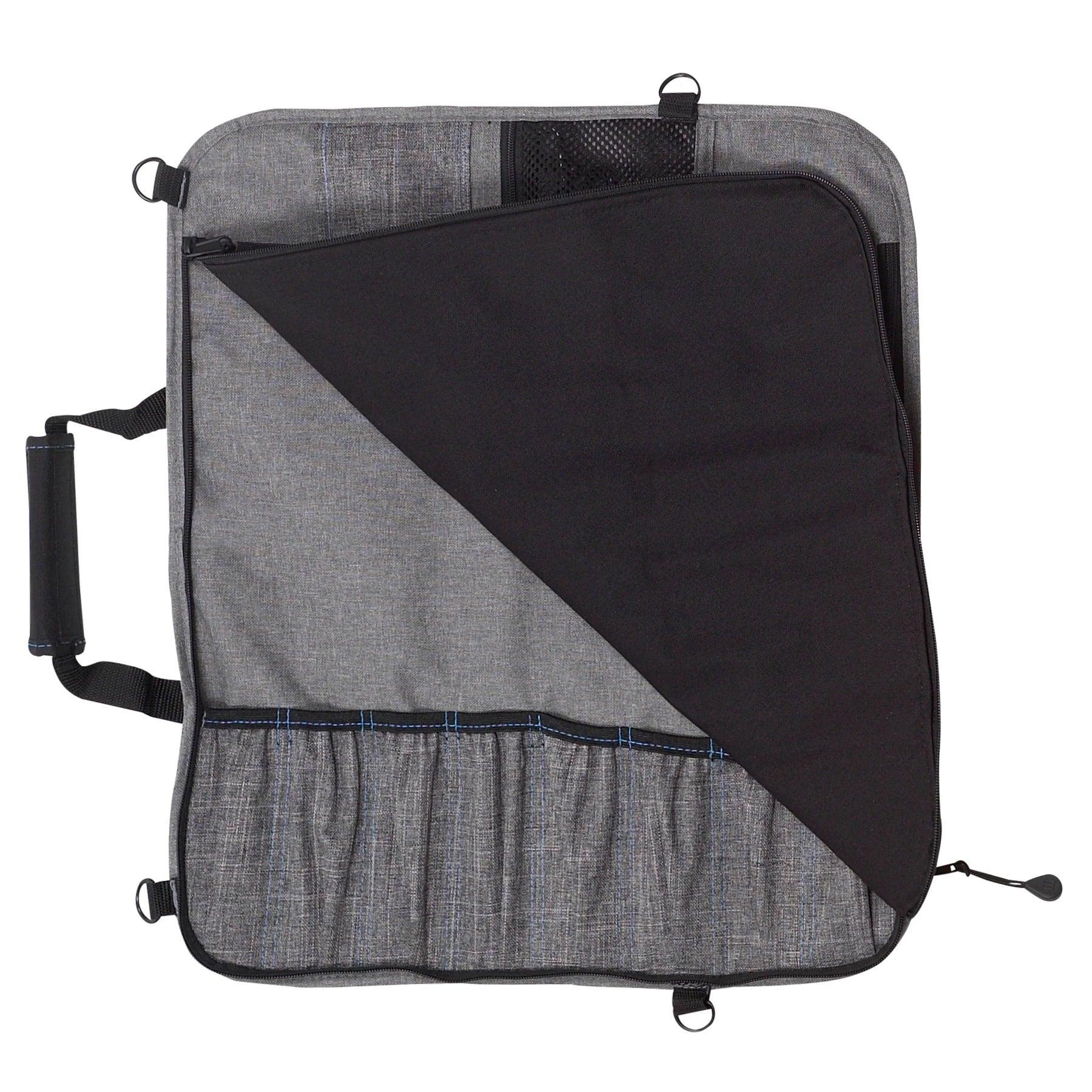 Messermeister Knife Roll: 8 Pocket, Heather Gray