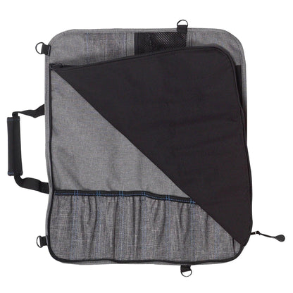 Messermeister Knife Roll: 8 Pocket, Heather Gray