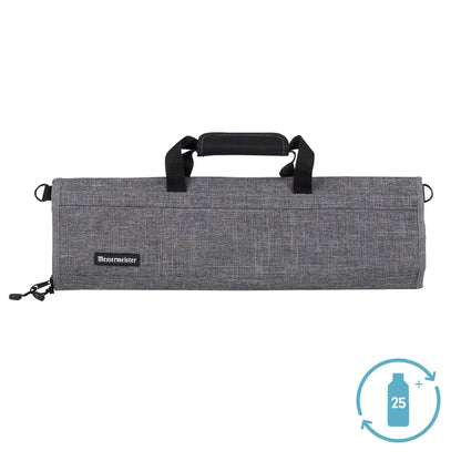 Messermeister Knife Roll: 8 Pocket, Heather Gray