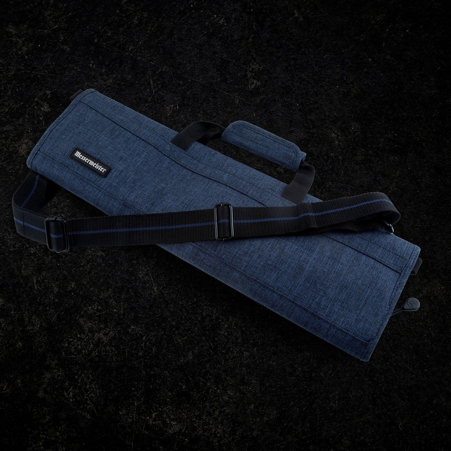 Messermeister Knife Roll: 8 Pocket, Heather Navy