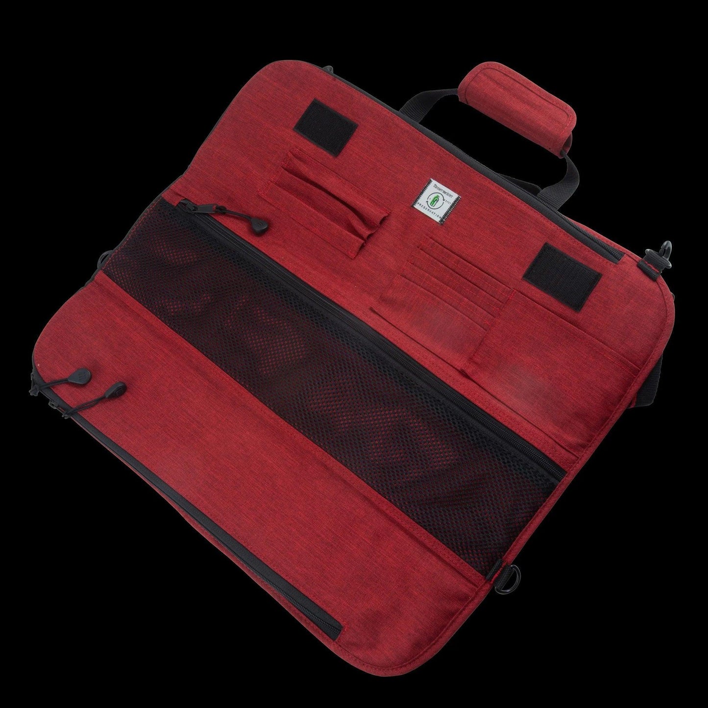 Messermeister Knife Roll: 8 Pocket, Heather Red