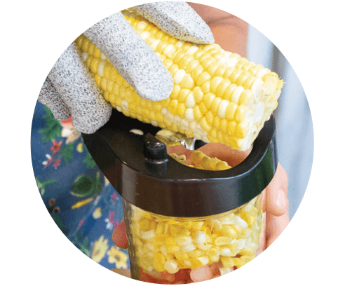 Microplane Jar Lid Corn Stripper
