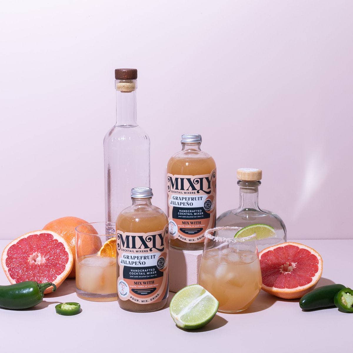 Mixly Grapefruit Jalapeno Cocktail Mixer