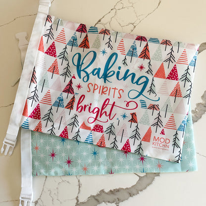 ModKitchn Reusable Bread Bags (Set of 2): Festive Holiday