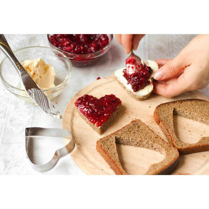 Mrs. Andersons Cutters w/ Storage Container: Hearts,(Set of 5)