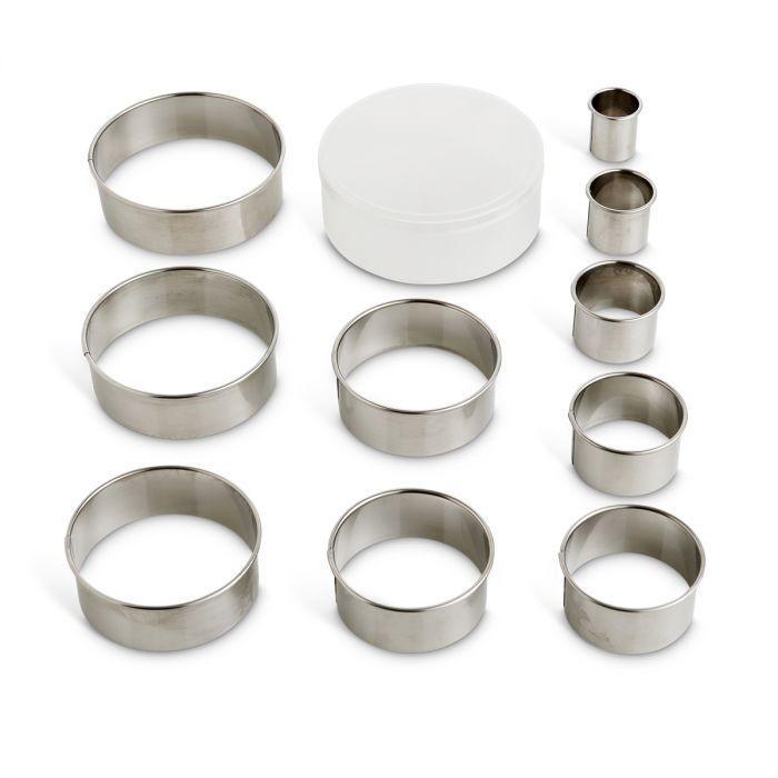 Mrs. Andersons Cutters w/ Storage Container: Round, (Set of 10)