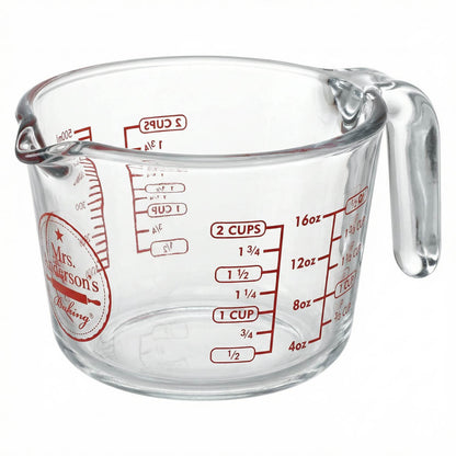 Mrs. Anderson's Glass Measuring Cup: 2 Cup