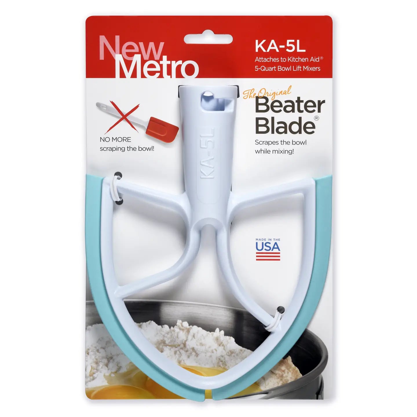 New Metro BeaterBlade (For Bowl-Lift 5 QT Mixers): Aqua