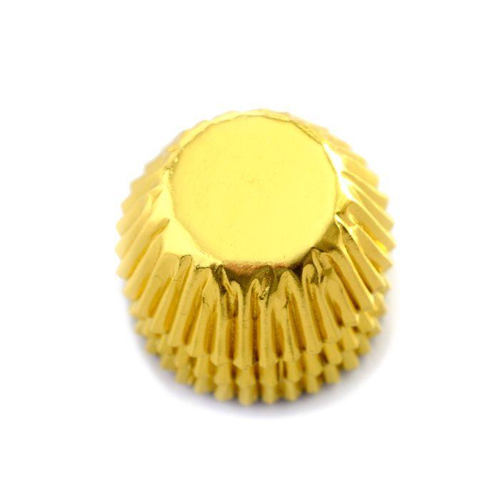 NorPro Baking Cups: Mini, Gold Foil