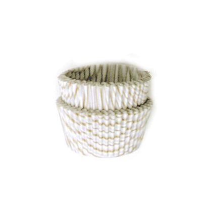 NorPro Baking Cups: Mini, Gold Swirl