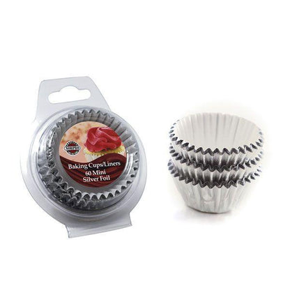 NorPro Baking Cups: Mini, Silver Foil