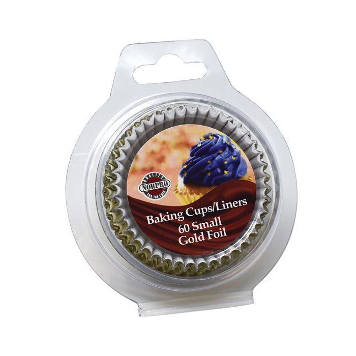 NorPro Baking Cups: Small, Gold Foil