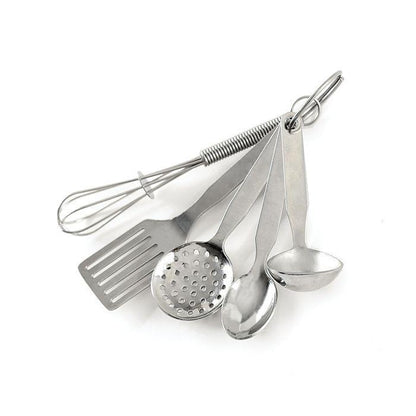 NorPro Mini Kitchen Tool Ornament, Set of 5