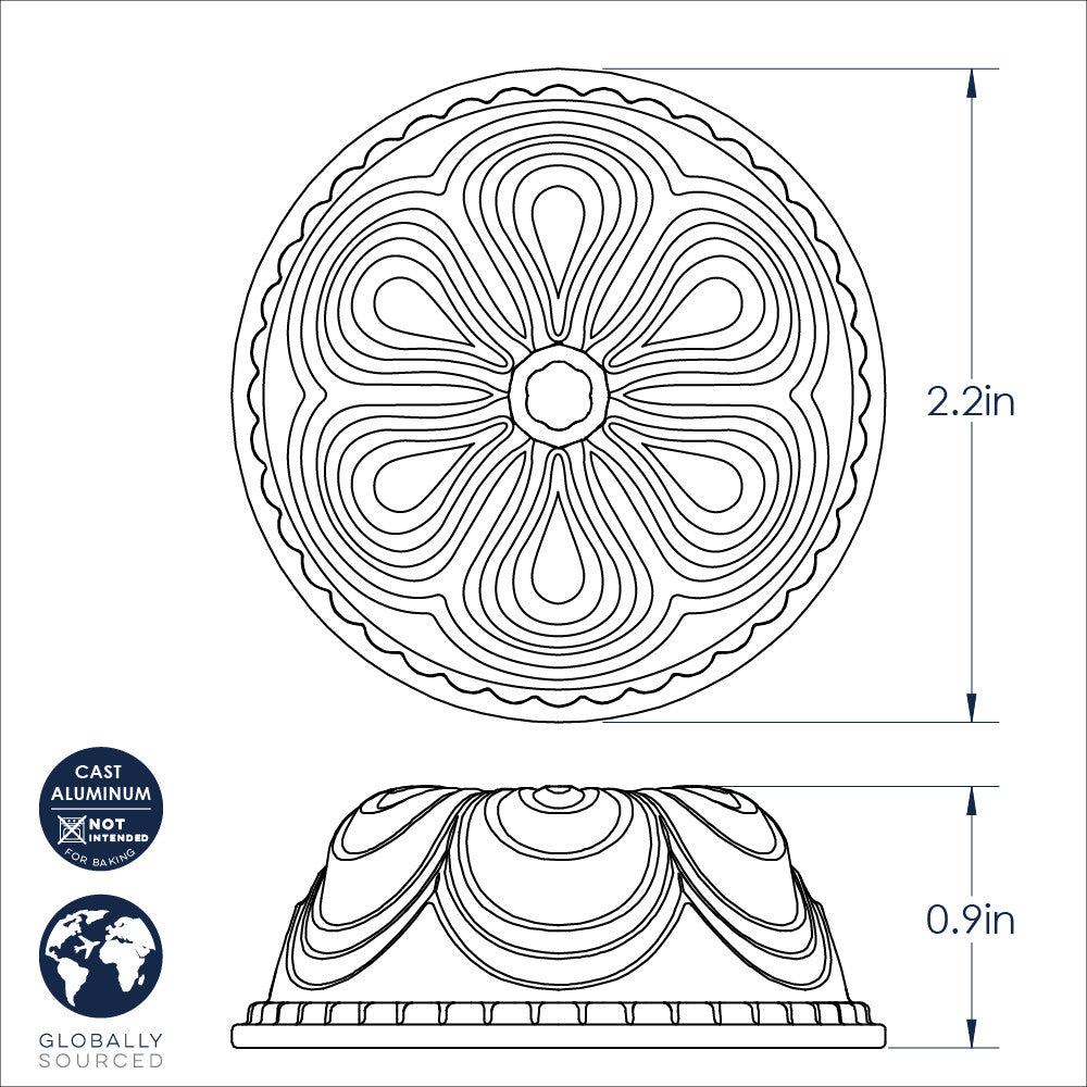 NordicWare 2024 Collectible Ornament: Chiffon Bundt
