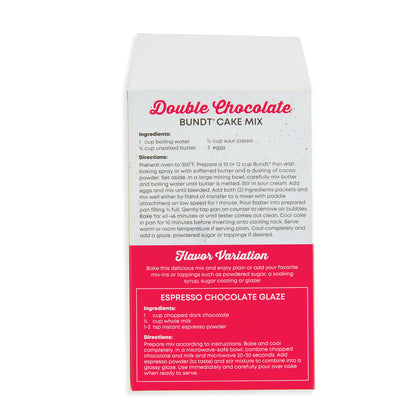 NordicWare Bundt Cake Mix: Double Chocolate