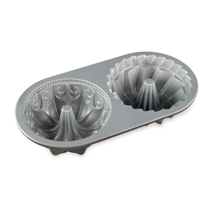 NordicWare Bundtlette Pan: 5 cup, Duet