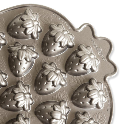 NordicWare Cakelet Pan: Strawberry