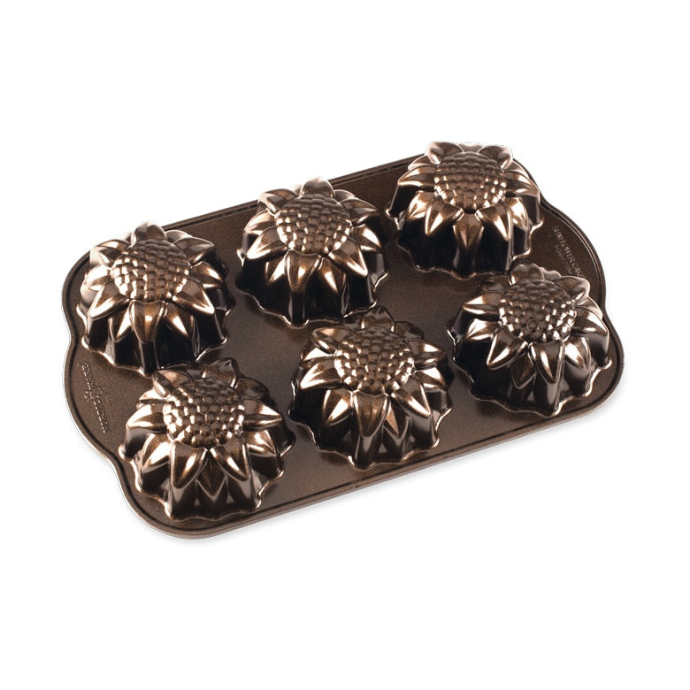 NordicWare Cakelet Pan: Sunflower