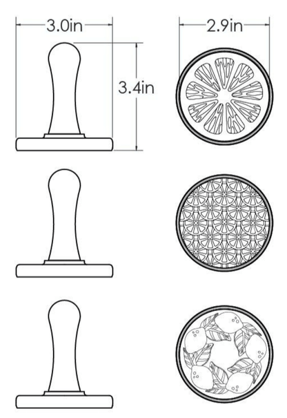 NordicWare Cookie Stamps: Citrus