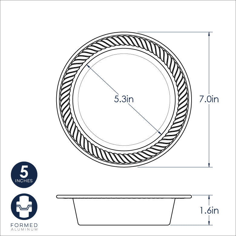NordicWare Pie Pan: 5"