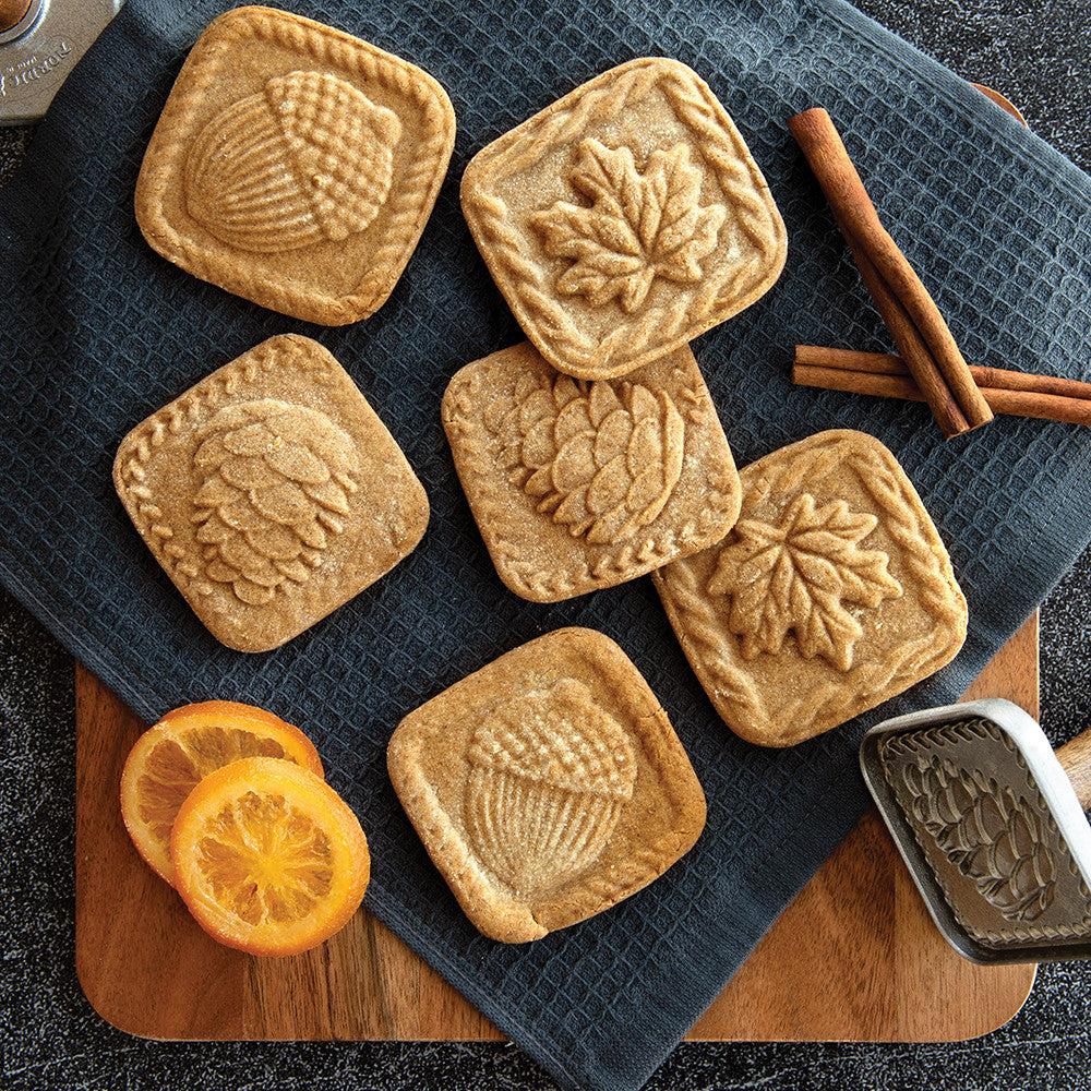 NordicWare Springerle Cookie Stamps (Set of 3): Fall