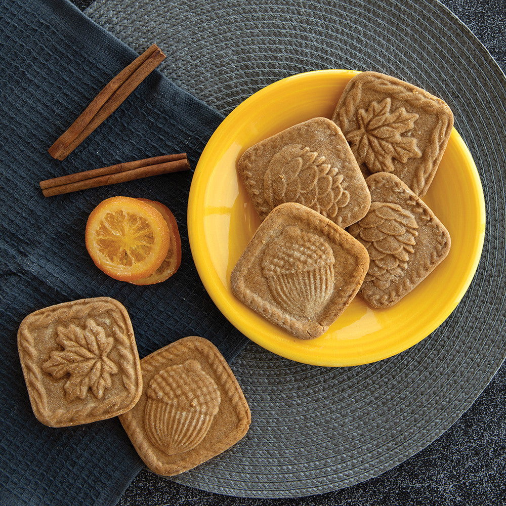 NordicWare Springerle Cookie Stamps (Set of 3): Fall