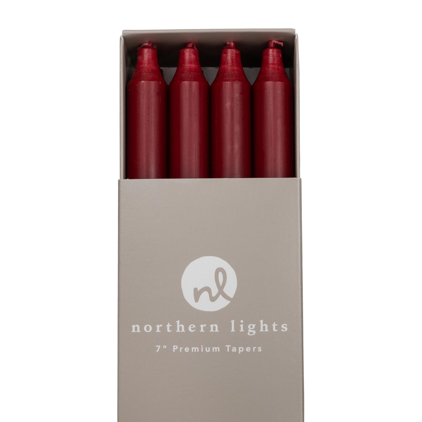 Northern Lights Taper Candles: 7"