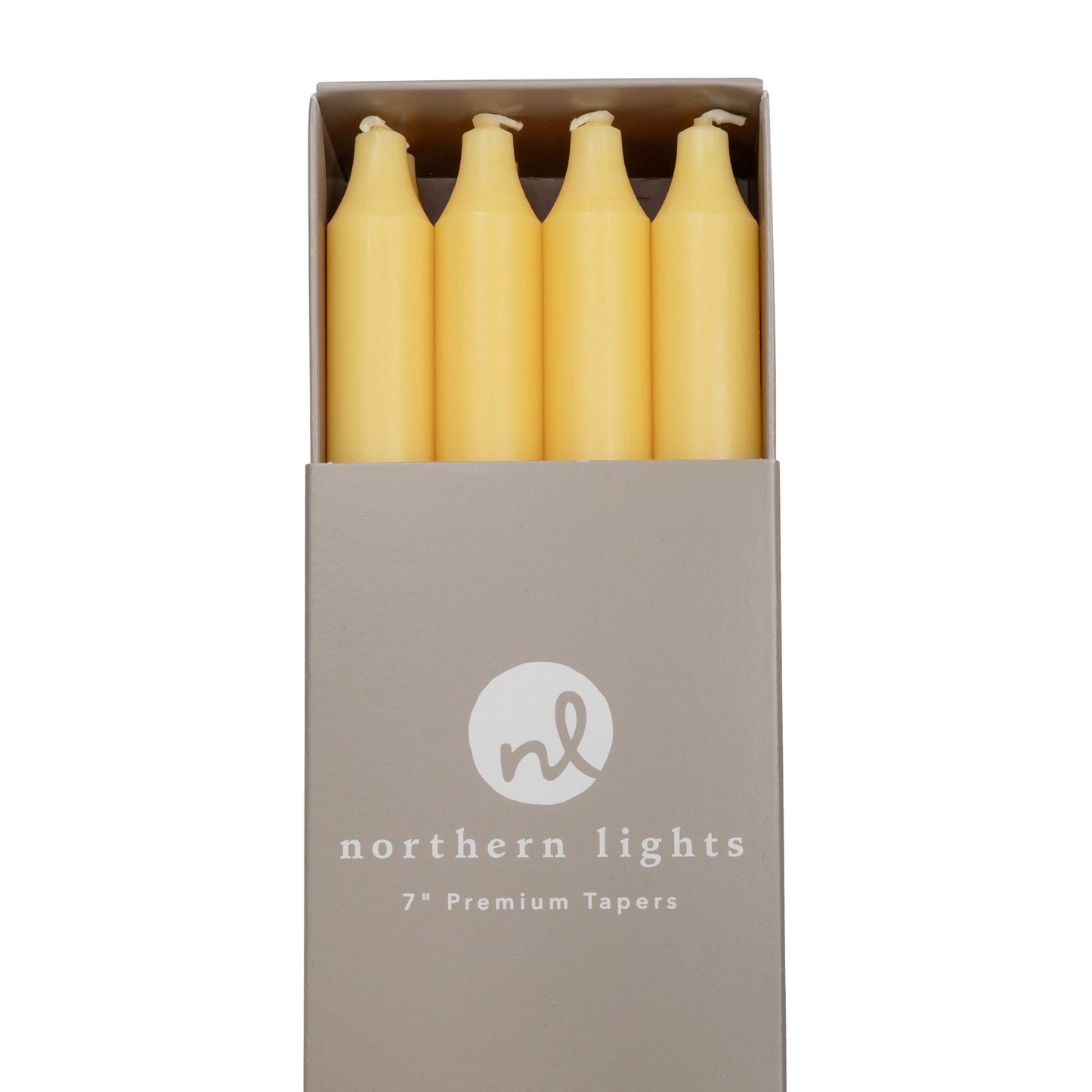 Northern Lights Taper Candles: 7"