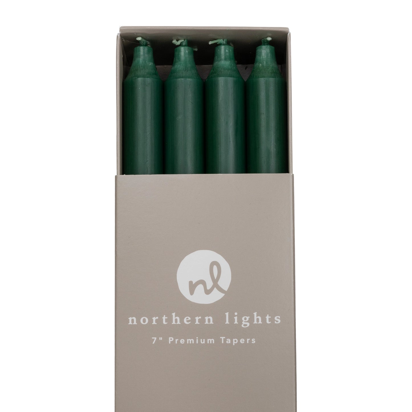 Northern Lights Taper Candles: 7"