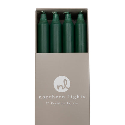 Northern Lights Taper Candles: 7"
