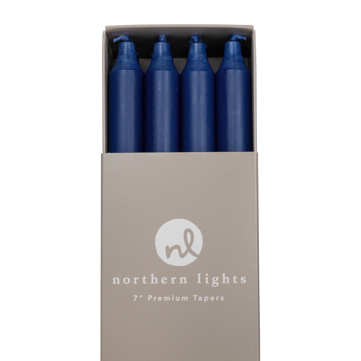 Northern Lights Taper Candles: 7"