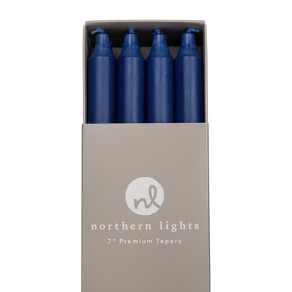 Northern Lights Taper Candles: 7"