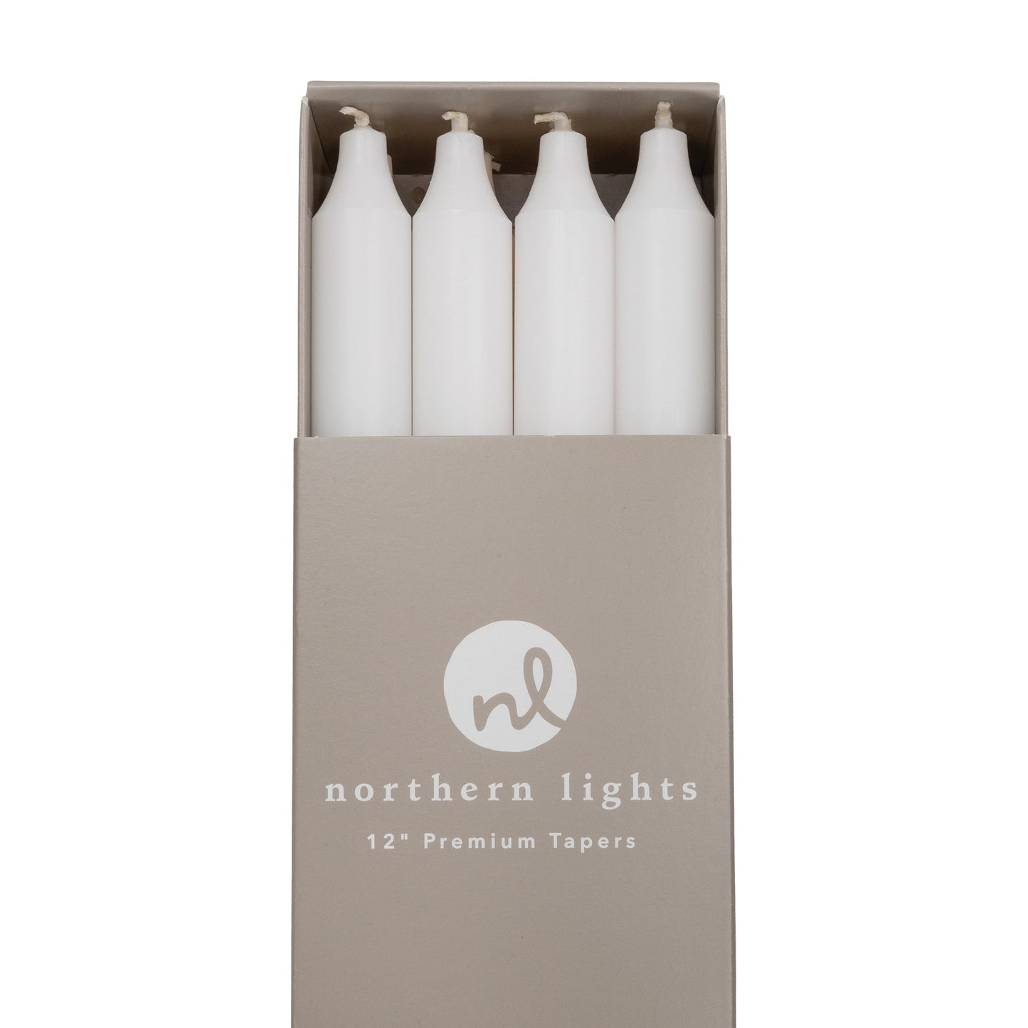 Northern Lights Taper Candles: 12"