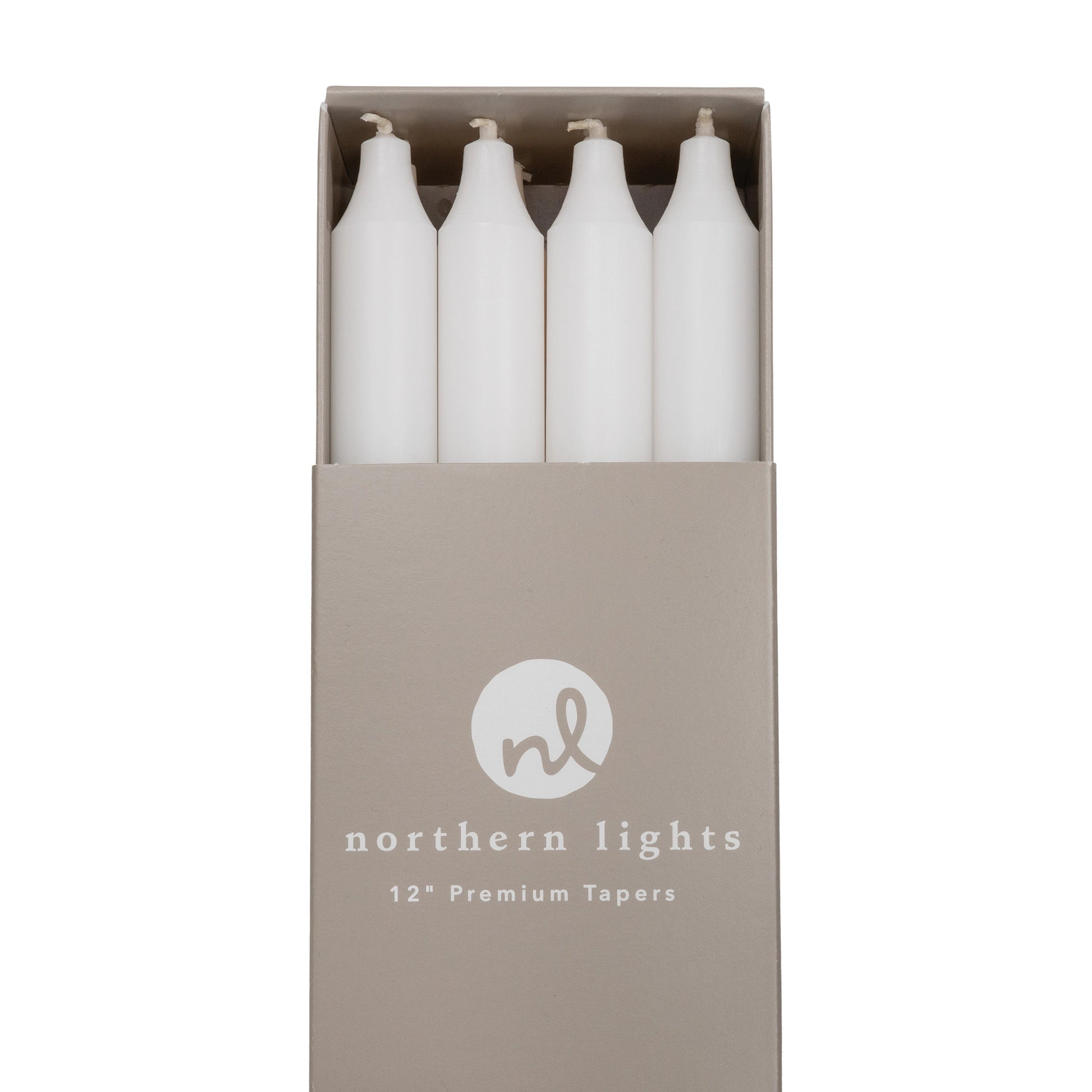 Northern Lights Taper Candles: 12"