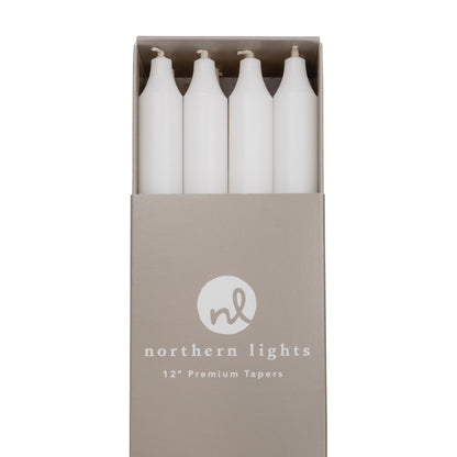 Northern Lights Taper Candles: 12"