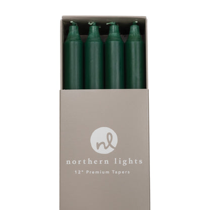 Northern Lights Taper Candles: 12"