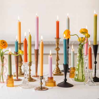 Northern Lights Taper Candles: 12"