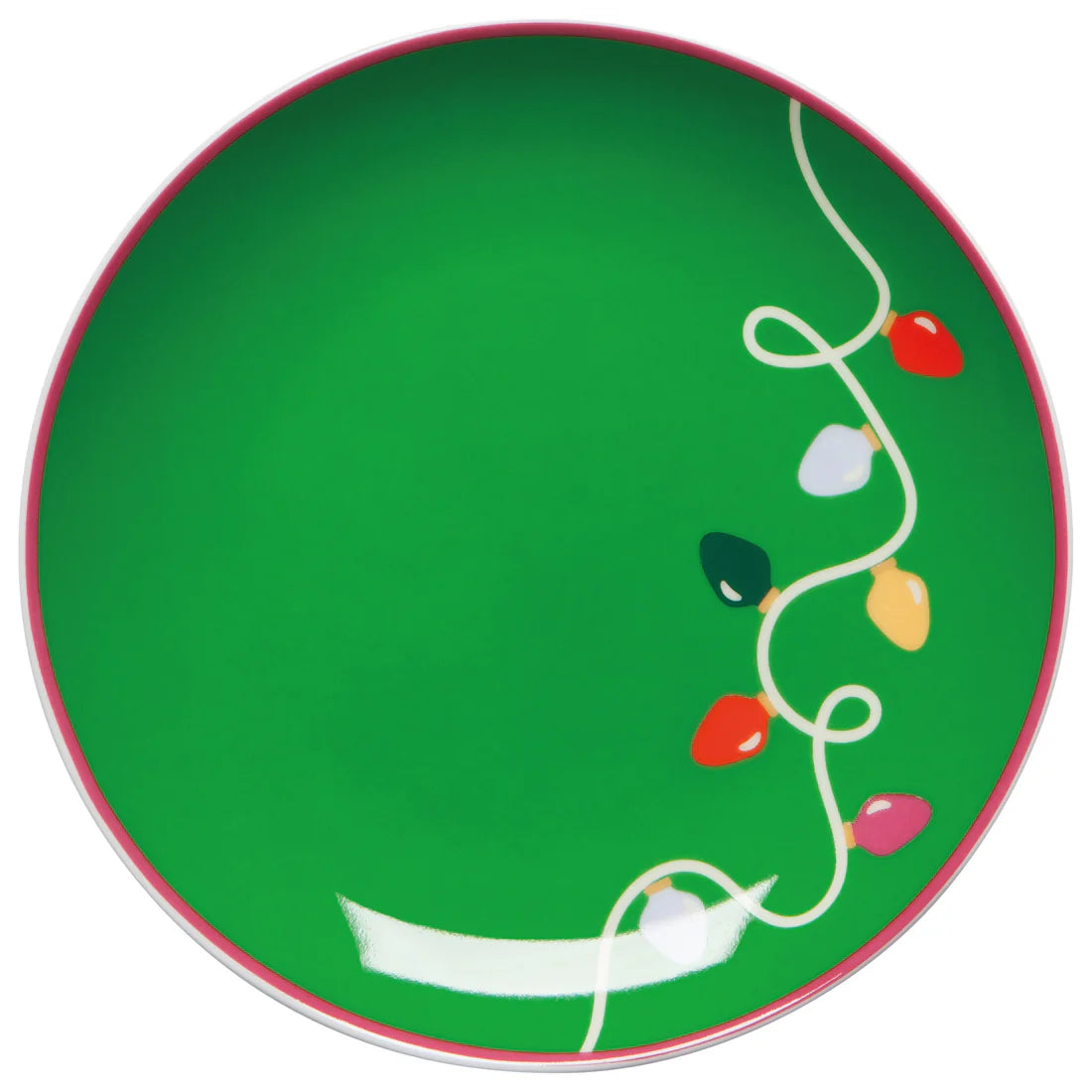NOW Designs Appetizer Plates (Set of 4): Holiday Glow