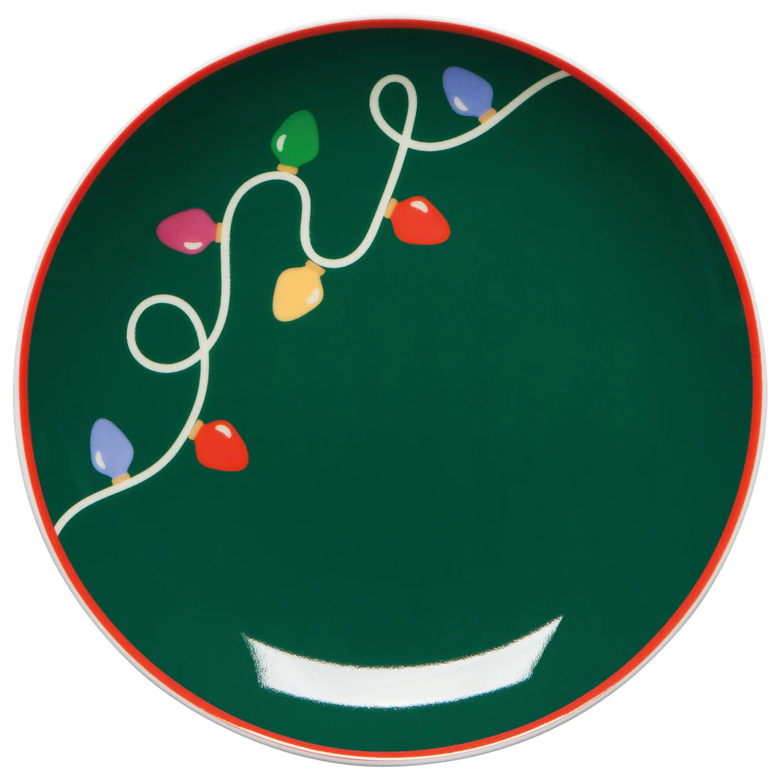 NOW Designs Appetizer Plates (Set of 4): Holiday Glow