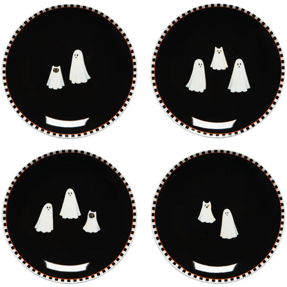 NOW Designs Appetizer Plates (Set of 4): Kindred Spirits