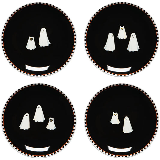 NOW Designs Appetizer Plates (Set of 4): Kindred Spirits