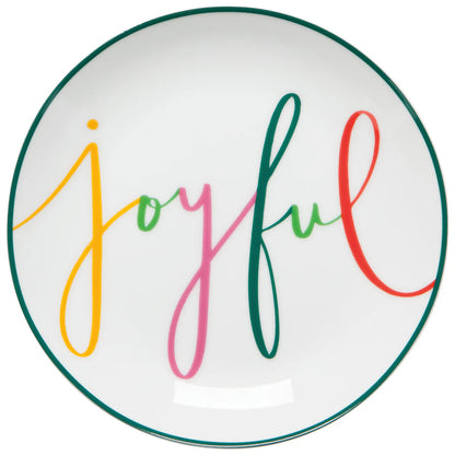 NOW Designs Appetizer Plates (Set of 4): Merry Everything