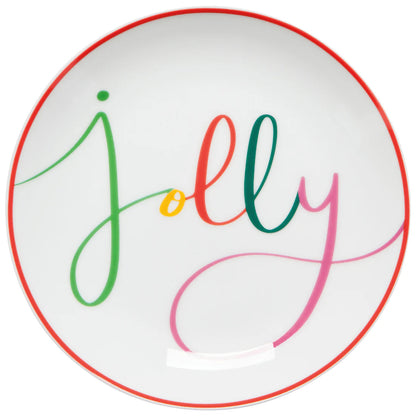 NOW Designs Appetizer Plates (Set of 4): Merry Everything