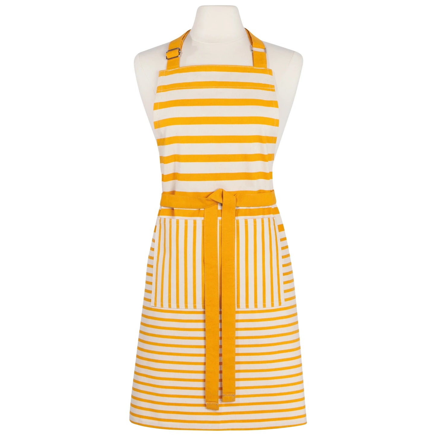 NOW Designs Apron: Chef, Awning Stripe Ochre