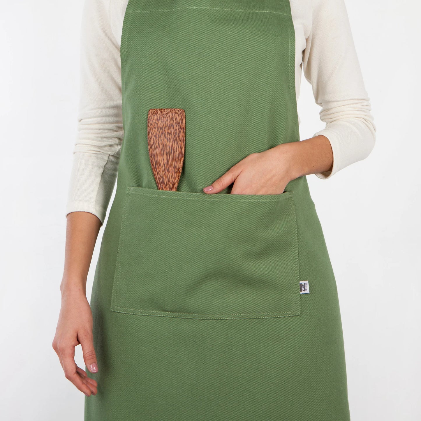 NOW Designs Apron: Chef, Elm Green