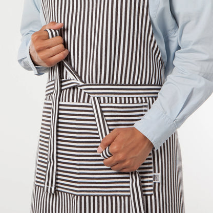 NOW Designs Apron: Chef, Narrow Black Stripe