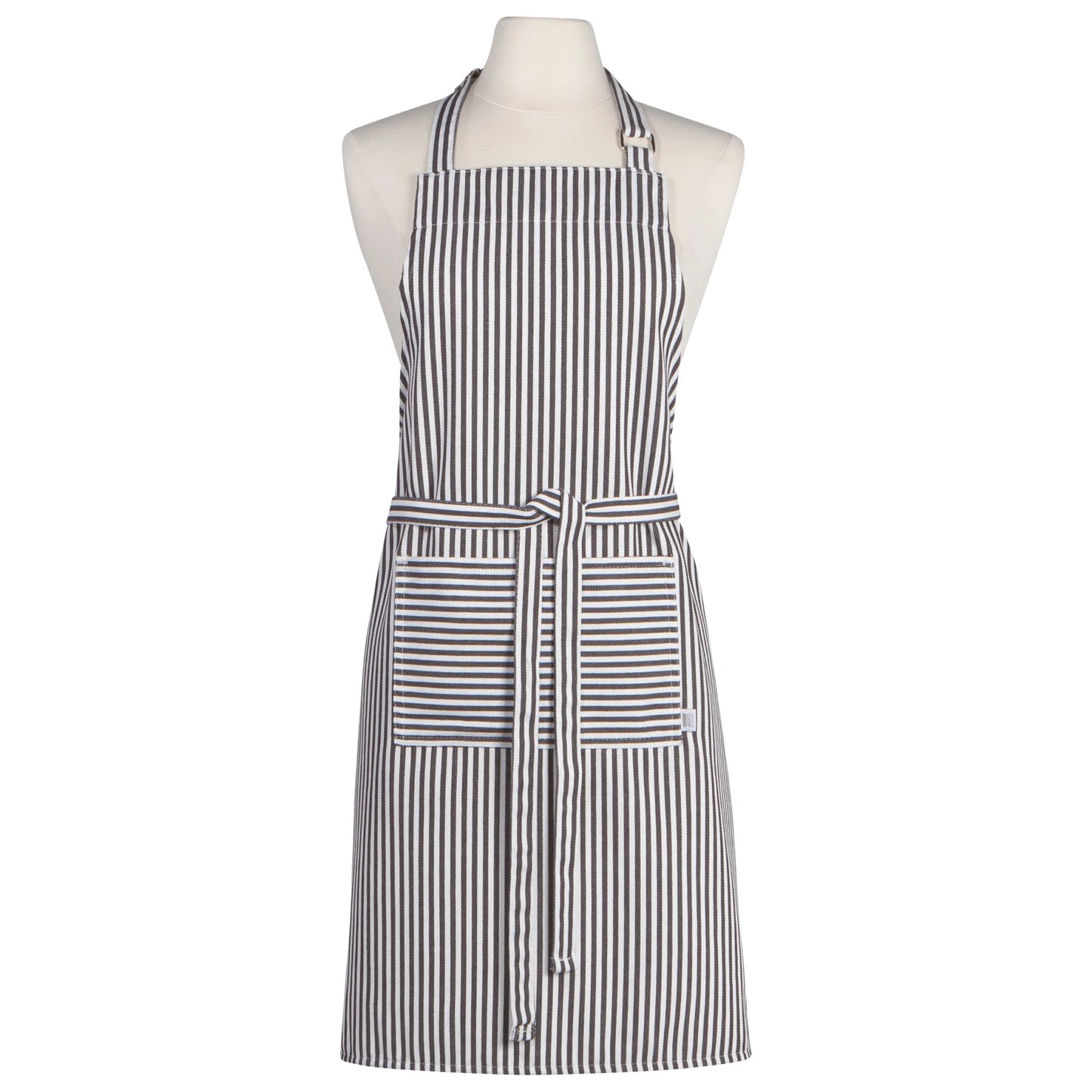 NOW Designs Apron: Chef, Narrow Black Stripe