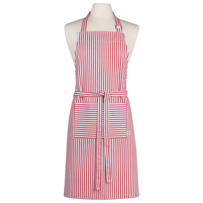 NOW Designs Apron: Chef, Narrow Red Stripe